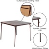 image:imageFlash Furniture Madison 5Piece Folding Card Table and Chairs Set Portable Event Table and Chairs Set BlackBrown