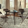 image:imageFlash Furniture Madison 5Piece Folding Card Table and Chairs Set Portable Event Table and Chairs Set BlackBrown