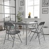 image:imageFlash Furniture Madison 5Piece Folding Card Table and Chairs Set Portable Event Table and Chairs Set BlackGrey