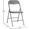image:imageFlash Furniture Madison 5Piece Folding Card Table and Chairs Set Portable Event Table and Chairs Set BlackGrey