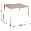 image:imageFlash Furniture Madison 5Piece Folding Card Table and Chairs Set Portable Event Table and Chairs Set BlackTan