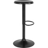 image:imageFlash Furniture Madrid Series Adjustable Height Retro Metal Barstool with Footrest Backless Adjustable Bar or Counter Height Swivel Stool GoldBlack
