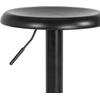 image:imageFlash Furniture Madrid Series Adjustable Height Retro Metal Barstool with Footrest Backless Adjustable Bar or Counter Height Swivel Stool GoldBlack