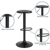 image:imageFlash Furniture Madrid Series Adjustable Height Retro Metal Barstool with Footrest Backless Adjustable Bar or Counter Height Swivel Stool GoldBlack