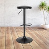 image:imageFlash Furniture Madrid Series Adjustable Height Retro Metal Barstool with Footrest Backless Adjustable Bar or Counter Height Swivel Stool GoldBlack