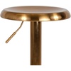 image:imageFlash Furniture Madrid Series Adjustable Height Retro Metal Barstool with Footrest Backless Adjustable Bar or Counter Height Swivel Stool GoldGold