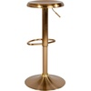 image:imageFlash Furniture Madrid Series Adjustable Height Retro Metal Barstool with Footrest Backless Adjustable Bar or Counter Height Swivel Stool GoldGold