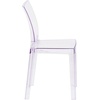 image:imageFlash Furniture McKenna 4 Pack Ghost Chair with Square Back in Transparent CrystalSet of 1