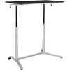 image:imageFlash Furniture Merritt SitDown StandUp Dark Wood Grain Computer Ergonomic Desk with 37375W Top Adjustable Range 29  4075Black