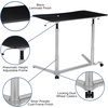 image:imageFlash Furniture Merritt SitDown StandUp Dark Wood Grain Computer Ergonomic Desk with 37375W Top Adjustable Range 29  4075Black