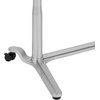image:imageFlash Furniture Merritt SitDown StandUp Dark Wood Grain Computer Ergonomic Desk with 37375W Top Adjustable Range 29  4075Cherry