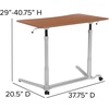 image:imageFlash Furniture Merritt SitDown StandUp Dark Wood Grain Computer Ergonomic Desk with 37375W Top Adjustable Range 29  4075Cherry