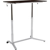 image:imageFlash Furniture Merritt SitDown StandUp Dark Wood Grain Computer Ergonomic Desk with 37375W Top Adjustable Range 29  4075Dark Wood Grain