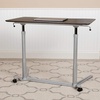 image:imageFlash Furniture Merritt SitDown StandUp Dark Wood Grain Computer Ergonomic Desk with 37375W Top Adjustable Range 29  4075Dark Wood Grain