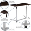 image:imageFlash Furniture Merritt SitDown StandUp Dark Wood Grain Computer Ergonomic Desk with 37375W Top Adjustable Range 29  4075Dark Wood Grain