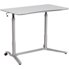 image:imageFlash Furniture Merritt SitDown StandUp Dark Wood Grain Computer Ergonomic Desk with 37375W Top Adjustable Range 29  4075Light Gray