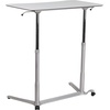 image:imageFlash Furniture Merritt SitDown StandUp Dark Wood Grain Computer Ergonomic Desk with 37375W Top Adjustable Range 29  4075Light Gray