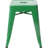 image:imageFlash Furniture Metal Dining Table Height Stool  Backless Red Kai Commercial Grade Stool  18 Inch Stackable Dining Chair  Set of 4Green