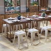 image:imageFlash Furniture Metal Dining Table Height Stool  Backless Red Kai Commercial Grade Stool  18 Inch Stackable Dining Chair  Set of 4White