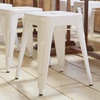 image:imageFlash Furniture Metal Dining Table Height Stool  Backless Red Kai Commercial Grade Stool  18 Inch Stackable Dining Chair  Set of 4White