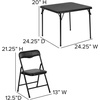 image:imageFlash Furniture Mindy Kids Navy 5 Piece Folding Table and Chair SetBlack