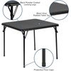 image:imageFlash Furniture Mindy Kids Navy 5 Piece Folding Table and Chair SetBlack