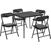 image:imageFlash Furniture Mindy Kids Navy 5 Piece Folding Table and Chair SetBlack