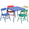 image:imageFlash Furniture Mindy Kids Navy 5 Piece Folding Table and Chair SetBlue