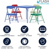 image:imageFlash Furniture Mindy Kids Navy 5 Piece Folding Table and Chair SetBlue