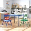 image:imageFlash Furniture Mindy Kids Navy 5 Piece Folding Table and Chair SetBlue