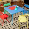 image:imageFlash Furniture Mindy Kids Navy 5 Piece Folding Table and Chair SetBlue