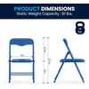 image:imageFlash Furniture Mindy Kids Navy 5 Piece Folding Table and Chair SetBlue