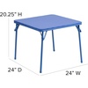 image:imageFlash Furniture Mindy Kids Navy 5 Piece Folding Table and Chair SetBlue