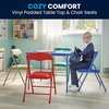 image:imageFlash Furniture Mindy Kids Navy 5 Piece Folding Table and Chair SetBlue
