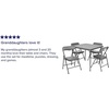 image:imageFlash Furniture Mindy Kids Navy 5 Piece Folding Table and Chair SetGrey