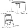 image:imageFlash Furniture Mindy Kids Navy 5 Piece Folding Table and Chair SetGrey