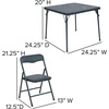 image:imageFlash Furniture Mindy Kids Navy 5 Piece Folding Table and Chair SetNavy