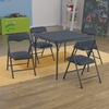 image:imageFlash Furniture Mindy Kids Navy 5 Piece Folding Table and Chair SetNavy
