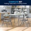 image:imageFlash Furniture Mindy Kids Navy 5 Piece Folding Table and Chair SetPrinted