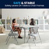 image:imageFlash Furniture Mindy Kids Navy 5 Piece Folding Table and Chair SetPrinted