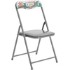 image:imageFlash Furniture Mindy Kids Navy 5 Piece Folding Table and Chair SetPrinted