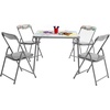 image:imageFlash Furniture Mindy Kids Navy 5 Piece Folding Table and Chair SetPrinted