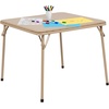 image:imageFlash Furniture Mindy Kids Navy 5 Piece Folding Table and Chair SetTan