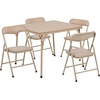 image:imageFlash Furniture Mindy Kids Navy 5 Piece Folding Table and Chair SetTan