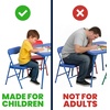 image:imageFlash Furniture Mindy Kids Navy 5 Piece Folding Table and Chair SetWhite