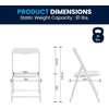image:imageFlash Furniture Mindy Kids Navy 5 Piece Folding Table and Chair SetWhite