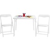 image:imageFlash Furniture Mindy Kids Navy 5 Piece Folding Table and Chair SetWhite