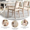 image:imageFlash Furniture Naples Commercial Solid Wood Dining Chair Curved Backrest Sturdy Mortise and Tenon Construction Antique WhiteAntique White