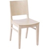 image:imageFlash Furniture Naples Commercial Solid Wood Dining Chair Curved Backrest Sturdy Mortise and Tenon Construction Antique WhiteAntique White