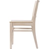 image:imageFlash Furniture Naples Commercial Solid Wood Dining Chair Curved Backrest Sturdy Mortise and Tenon Construction Antique WhiteAntique White